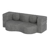 Haven Cove Furniture Sora 2 Seater Double Chenille Sofa Bed