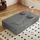Haven Cove Furniture Sora 2 Seater Double Chenille Sofa Bed
