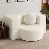 Haven Cove Furniture Sora Single Chenille Sofa Bed