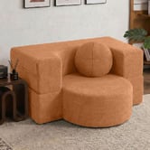 Haven Cove Furniture Sora Single Chenille Sofa Bed