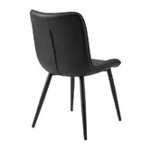 Haven Cove Furniture Zella Faux Leather Dining Chairs