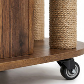 Haven Cove Furniture Ezra Coffee Table with Cat House &amp; Scratching Post