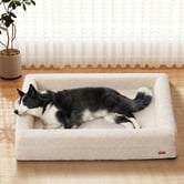 Haven Cove Furniture Arion Orthopedic Teddy Fleece Calming Dog Bed