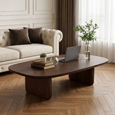 Haven Cove Furniture Korben Walnut Wood Coffee Table