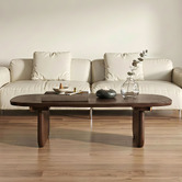 Haven Cove Furniture Korben Walnut Wood Coffee Table