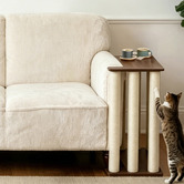 Haven Cove Furniture Lumi Side Table with Right Cat Scratching Board