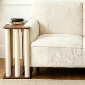 Haven Cove Furniture Lumi Side Table with Left Cat Scratching Board