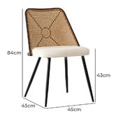 Haven Cove Furniture Ellowyn PE Rattan Dining Chairs