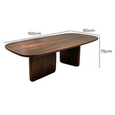 Haven Cove Furniture Arden Pine Wood Dining Table