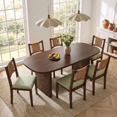 Haven Cove Furniture Arden Pine Wood Dining Table