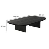 Haven Cove Furniture Saliba Pine Wood Coffee Table