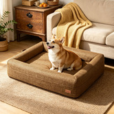 Haven Cove Furniture Loid Orthopedic Fleece Calming Dog Bed