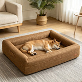 Haven Cove Furniture Loid Orthopedic Fleece Calming Dog Bed