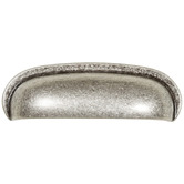Momo Handles Aura 64mm Antique Silver Zinc Alloy Cup Cabinet Handle