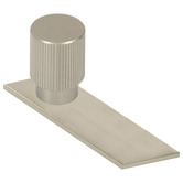 Momo Handles Arpa Round Aluminium Knob with Backplate