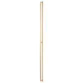 Momo Handles Arpa 1178mm Round Aluminium Cabinet Handle with Backplate