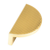 Momo Handles Barrington Eclipse Zinc Alloy Ribbed Lip Cabinet Handle