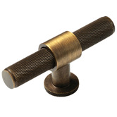 Momo Handles Belgravia Round Brass T-Bar Knob