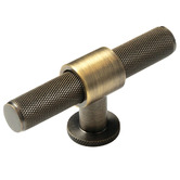 Momo Handles Belgravia Round Brass T-Bar Knob
