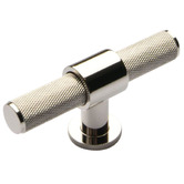 Momo Handles Belgravia Round Brass T-Bar Knob
