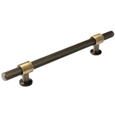 Momo Handles Belgravia Round Brass Bar Cabinet Handle