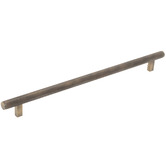 Momo Handles Bellevue Round Brass Knurled Bar Cabinet Handle