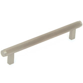 Momo Handles Bellevue Round Brass Knurled Bar Cabinet Handle