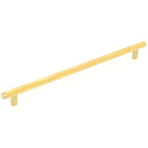 Momo Handles Bellevue Round Brass Knurled Bar Cabinet Handle