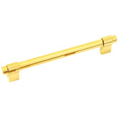 Momo Handles Casper 192mm Polished Gold Aluminium Bar Cabinet Handle