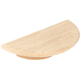 Momo Handles Daintree 64mm Half Round American Oak Wood Cabinet Handle