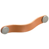 Momo Handles Flexa 160mm Leather &amp; Zinc Alloy Cabinet Handle