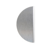 Momo Handles Sola Half Round Stainless Steel Lip Cabinet Handle