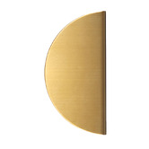 Momo Handles Sola Half Round Stainless Steel Lip Cabinet Handle