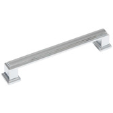 Momo Handles Huntington 128mm Chrome Zinc Alloy D-Shaped Cabinet Handle