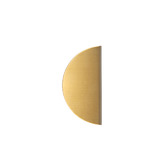 Momo Handles Sola Half Round Stainless Steel Lip Cabinet Handle