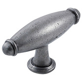 Momo Handles Tomi Black Cast Iron T-Bar Knob