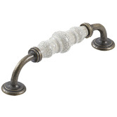 Momo Handles Trianon 128mm Porcelain &amp; Zinc Alloy Bow Cabinet Handle