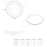 Momo Handles Daintree Round Walnut Wood Cabinet Handle