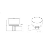 Momo Handles Bellevue Round Brass Lined Knob