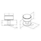 Momo Handles Belgravia Round Brass Knob