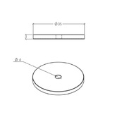 Momo Handles Bellevue Round Brass Backplate
