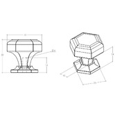 Momo Handles Montrose Pewter Cast Iron Knob