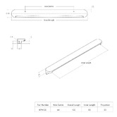 Momo Handles Kimberley 64mm American Oak Wood Lip Cabinet Handle