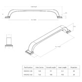 Momo Handles Windsor Pewter Cast Iron Bow Cabinet Handle