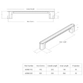 Momo Handles Luv Zinc Alloy D-Shaped Cabinet Handle
