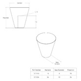 Momo Handles Evora Round Zinc Alloy Knob