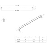 Momo Handles Vena Zinc Alloy Cabinet Handle