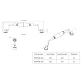 Momo Handles Tomi Cast Iron Swivel Cabinet Handle
