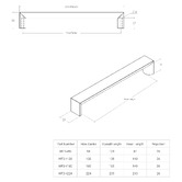 Momo Handles Boston Zinc Alloy Cabinet Handle