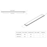Momo Handles Liberty Zinc Alloy Backplate